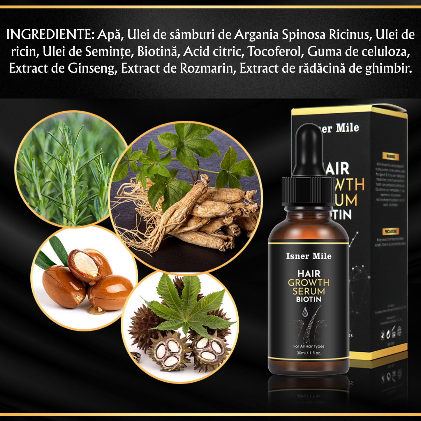 Serum Anti-Cădere Pro Growth cu BIOTINĂ