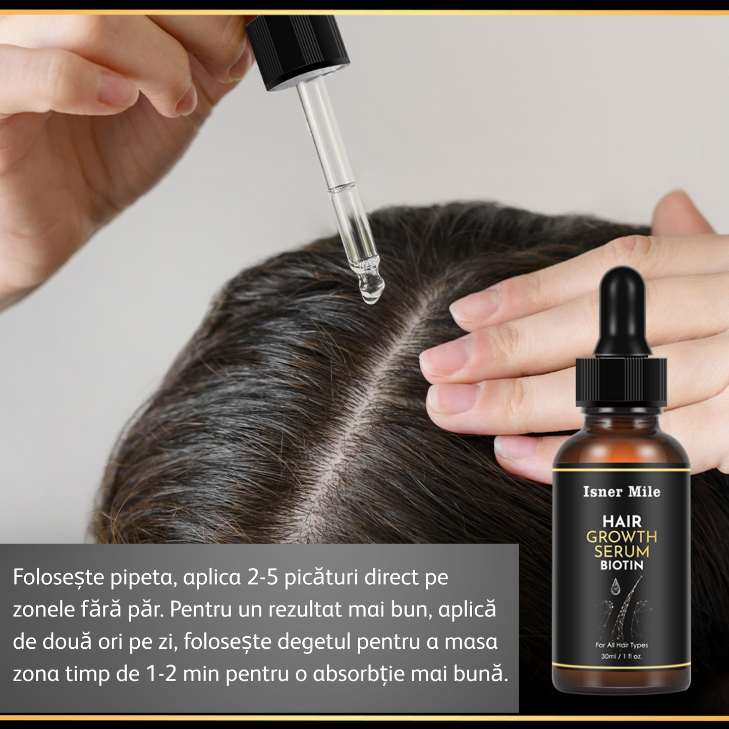 Serum Anti-Cădere Pro Growth cu BIOTINĂ