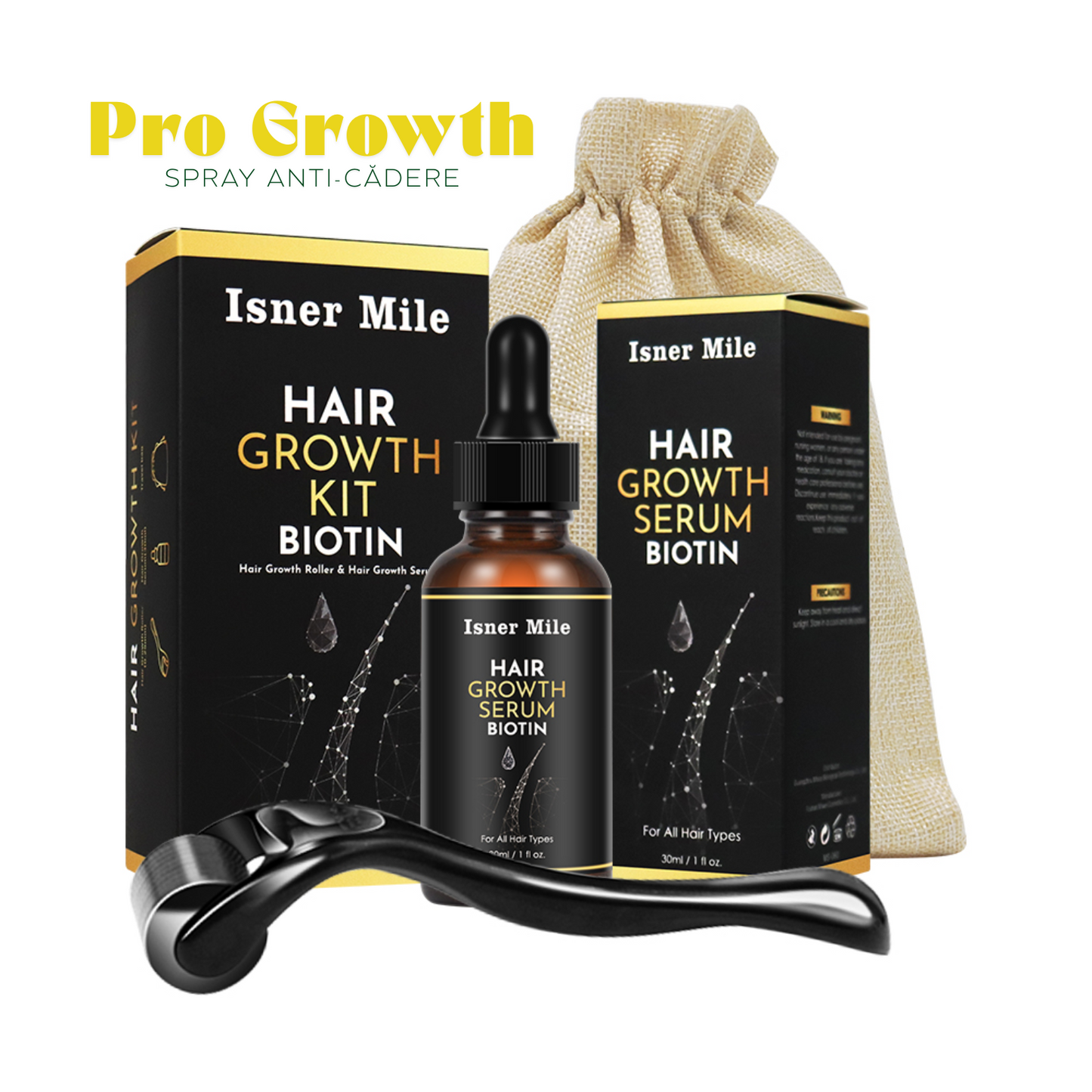 Serum Anti-Cădere Pro Growth cu BIOTINĂ